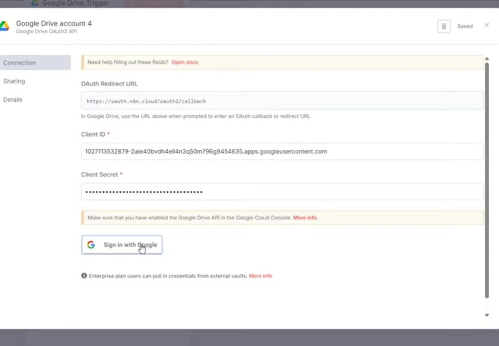 n8n access blocked Google verification process fix Google access blocked error because the n8n OAuth app has not completed verification