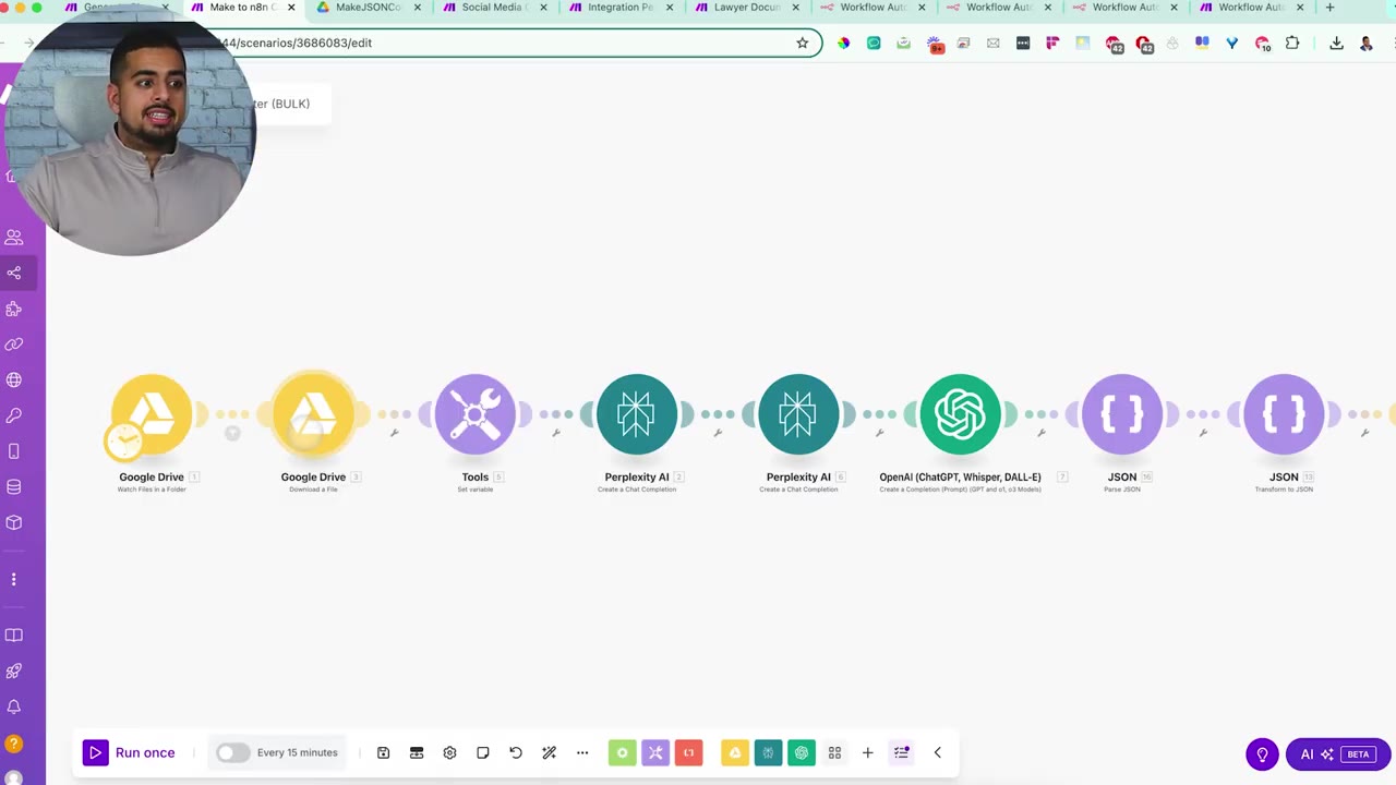 Google Drive download file step in Make