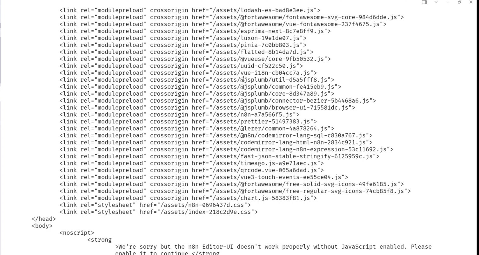 curl to n8n Kubernetes NodePort returns HTML