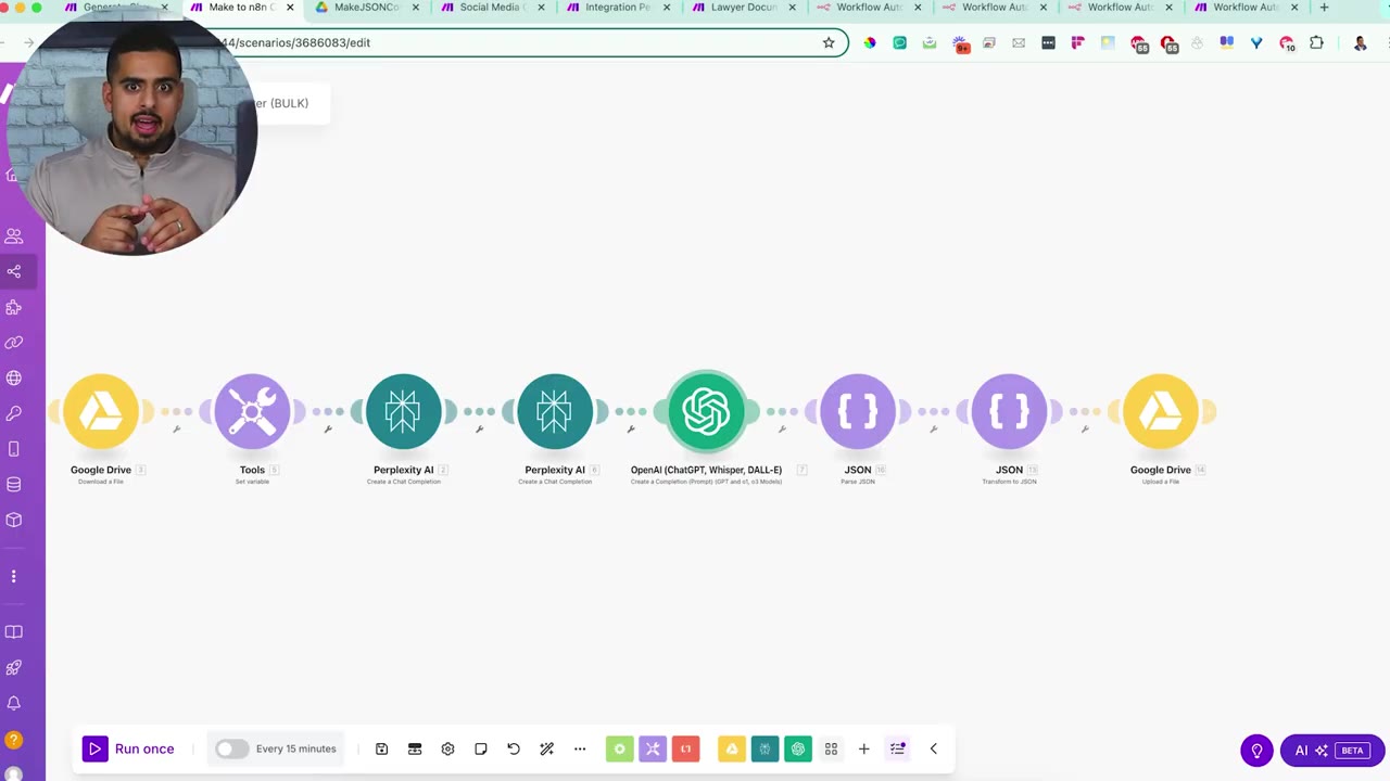 JSON transform module before upload