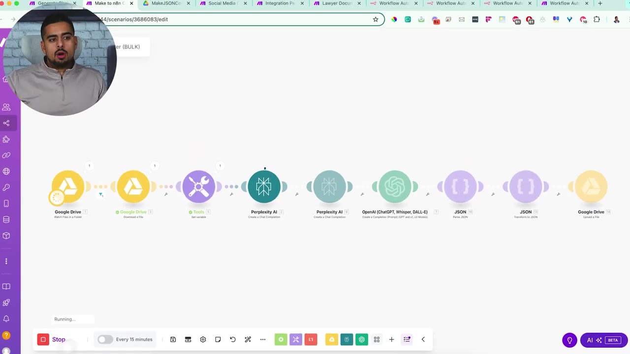 Running the Make JSON converter automation