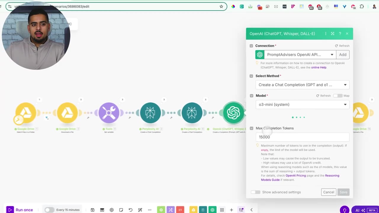 Increasing OpenAI max completion tokens